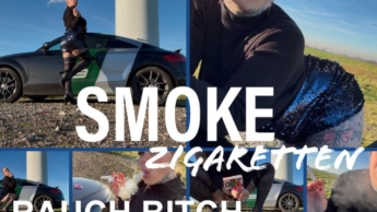 SMOKING ZIGARETTEN RAUCH BITCH