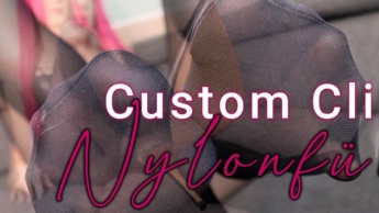 Custom Clip – Nylonfüße für Cuckoldfotze Stephanie