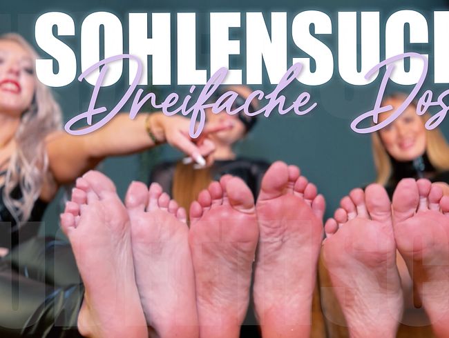 *POV* Sohlensucht – Dreifache Dosis! Fußfetisch GoddessKiraGold