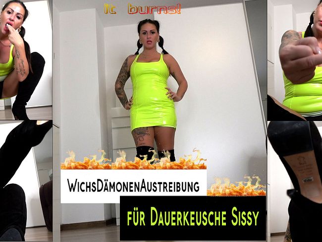 Wichsdämonen Austreibung für dauerkeusche Sissy!