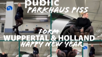 public PARKHAUS PISS from WUPPERTAL & HOLLAND | happy new year