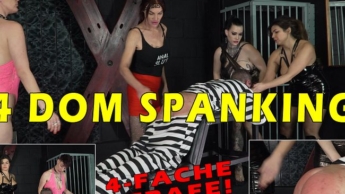 4 DOM SPANKING * DIE 4 FACHE BESTRAFUNG