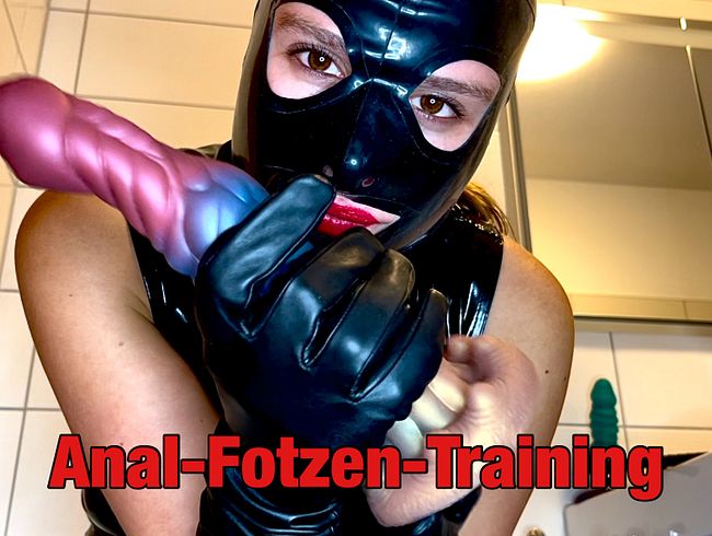 Analfotzendehnung! Deine Sklavenfotze lernt meine Dildos kennen! Extreme Analfolter! Analtraining!