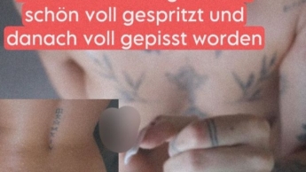 Geiles Ns Spiel unter der Dusche natürlich vorher eine geile Sperma Ladung