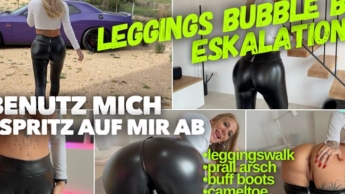 LEGGINGS BUBBLE BUTT ESKALATION | Benutz mich und spritz auf mir ab