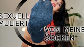 Sexuell stimuliert von meinen Socken