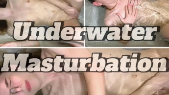 Unterwasser-Masturbation